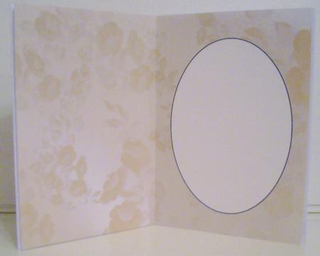 Gold Floral Satin Insert 1 by Pam Stubley
