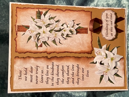 A Cross of Lillies by Pam Williams