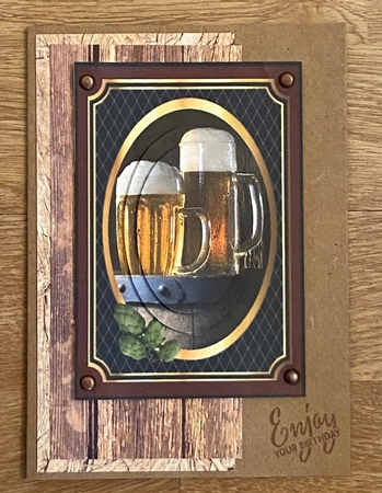 Double Value - Easy Card Toppers, Beer and Wine by Pam Williams