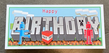 Pixel Gamer BIRTHDAY large dl by Pam Williams