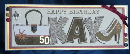 Bag & Shoes Kay Large Dl Insert by Pam Williams