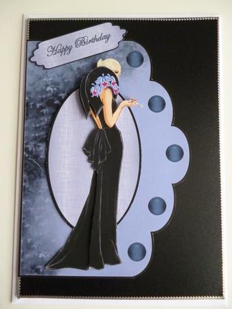Elegance on Lilac by Pamela Evans