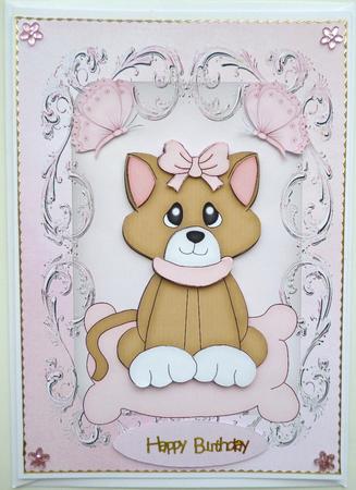 Cute Princess Brown Cat by Pamela Evans