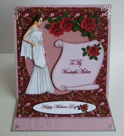 12 A4 Swirls Embossed Backing Papers by Pamela Evans