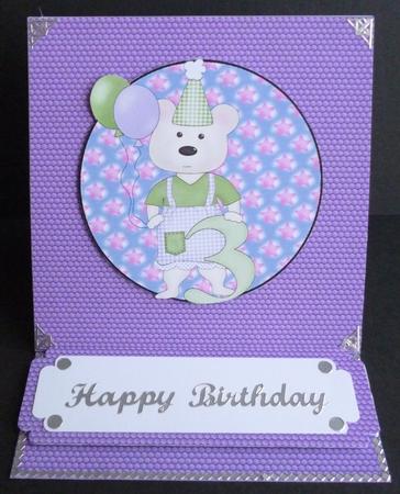 Honeycomb Hexagons A4 Backing Paper in Purple by Pamela Evans