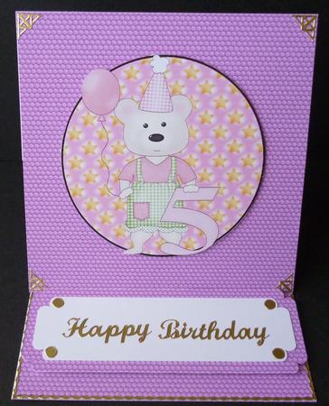 Honeycomb Hexagons A4 Backing Paper in Pink by Pamela Evans