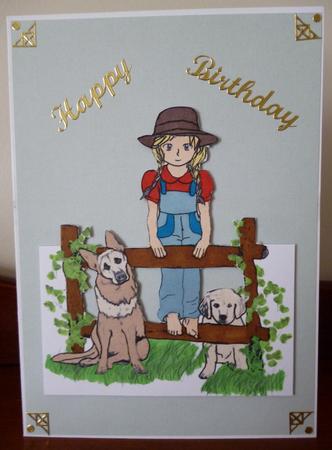 Country Friends Digital Stamp by Pamela Evans