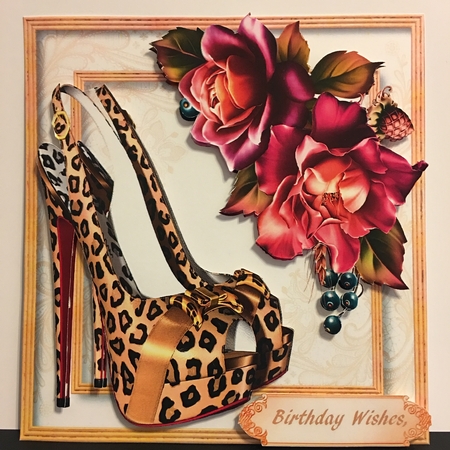 Beautiful Shoes and Cerise Roses by Pamela Goodrich-Boggs