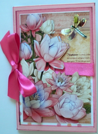 Lily Floral Spray Paper Light Pink by Pamela Horton