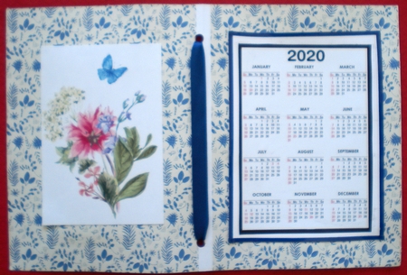 2020 Calendar -  Landscape Flowers & Butterfly by Pamela Horton