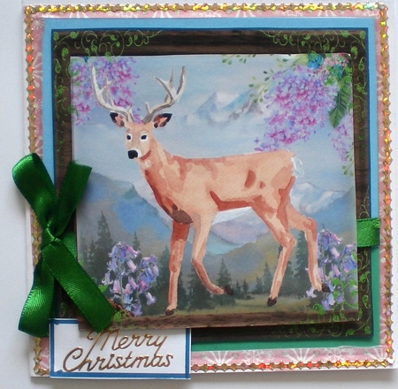 Wishing You Peace & Love - Christmas Card Insert by Pamela Horton
