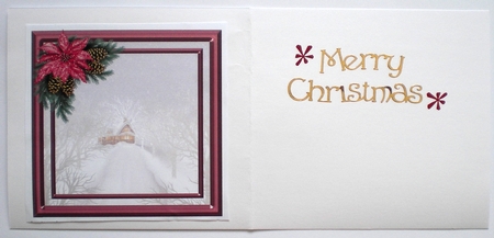 Wishing You Peace & Love - Christmas Card Insert by Pamela Horton