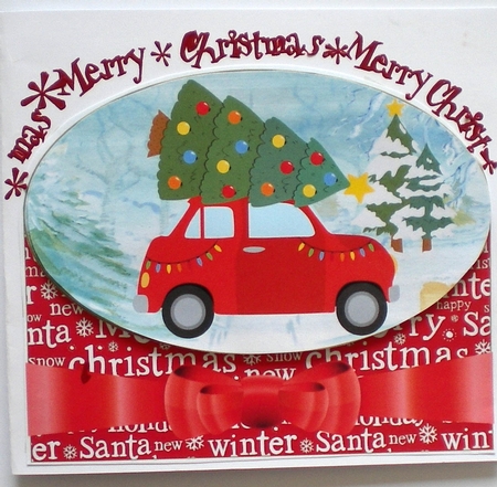 Wishing You Peace & Love - Christmas Card Insert by Pamela Horton