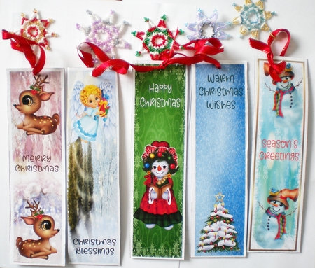 Christmas Bookmarks 1 by Pamela Horton