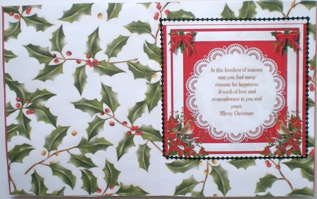  Robin Insert wth Verse by Pamela Horton