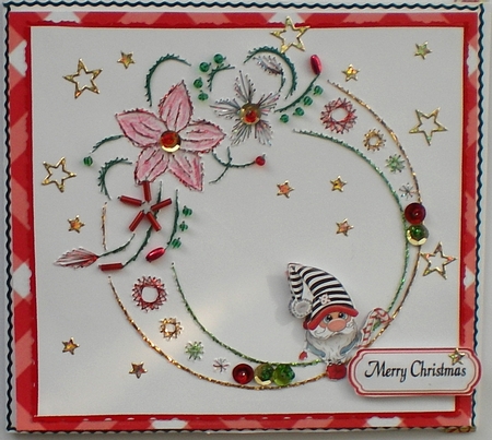 ED209  Floral border by Pamela Horton