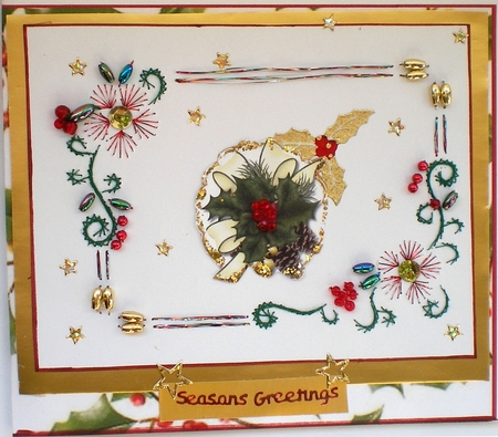 ED212 floral border by Pamela Horton