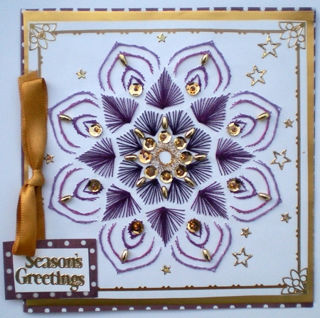 ED213 floral mandala by Pamela Horton