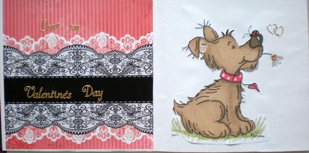 Lace Band Card Background1 by Pamela Horton