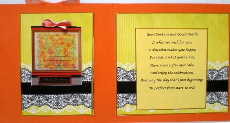 Lace Band Card Background 2 by Pamela Horton