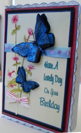 Birthday  Butterfly by Pamela Horton