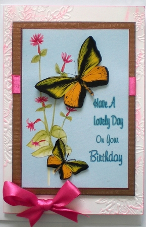 Birthday  Butterfly by Pamela Horton