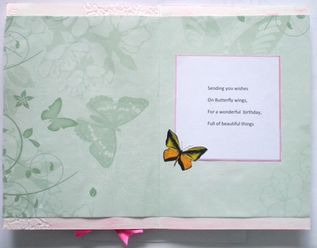 Birthday  Butterfly by Pamela Horton