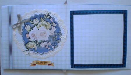 Beautiful Denum and Roses by Pamela Horton