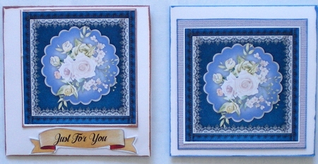 Beautiful Denum and Roses by Pamela Horton