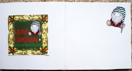 from our Gnome to yours gold frame by Pamela Horton