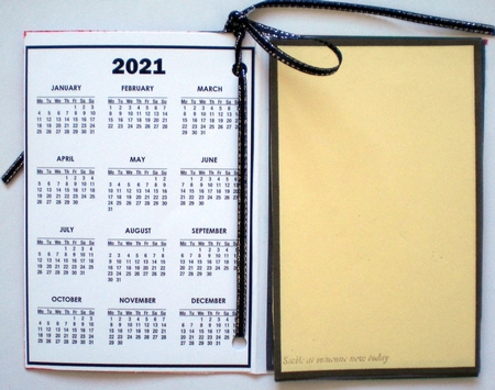 2021 Calendar Red Rose Deco by Pamela Horton
