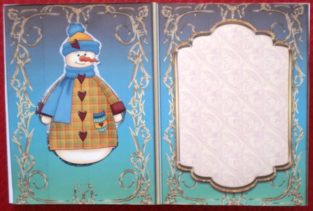 Blank Metallic Card with Decorated Borders 9 by Pamela Horton
