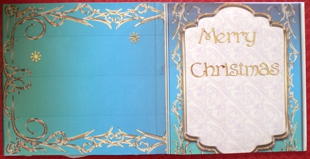 Blank Metallic Card with Decorated Borders 9 by Pamela Horton