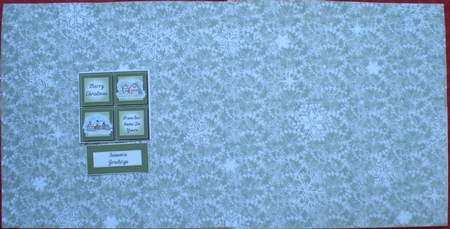 Christmas Homes Quad Frame 8x8 by Pamela Horton