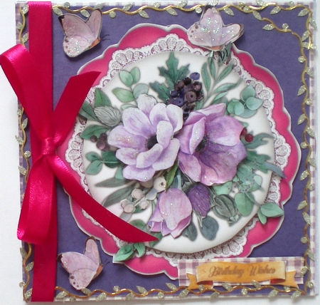 Beautiful Lilac Anemonie Topper by Pamela Horton