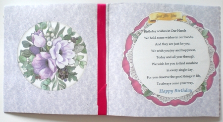 Beautiful Lilac Anemonie Topper by Pamela Horton
