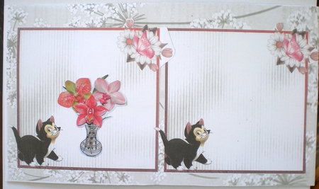 Matching blank insert for the design sheet - Crazy Cat Lady 1 by Pamela Horton