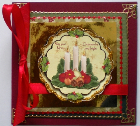 CANDLE CANDLE BURNING BRIGHT by Pamela Horton