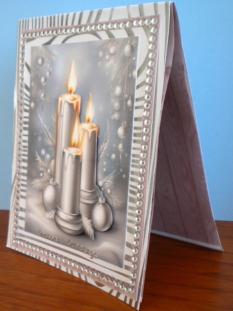 Christmas in Silver A4 by Pamela Horton