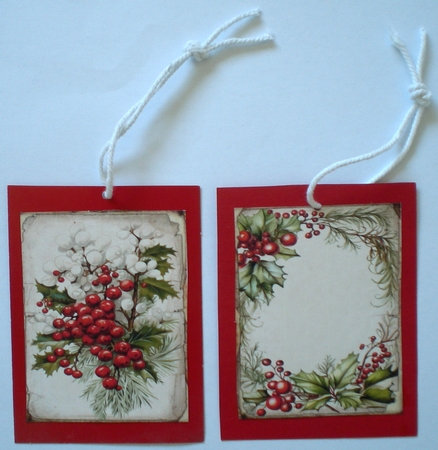 Christmas Card with Winter Graphic by Pamela Horton