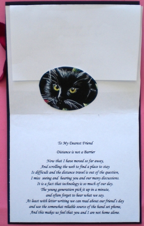 Black Cat and Butterflies Step by Step Decoupage by Pamela Horton