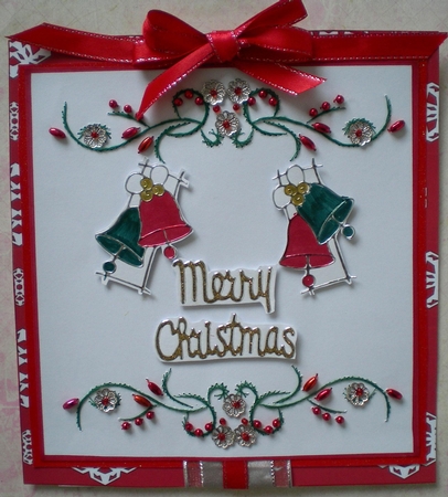 White Christmas Snowflakes Backing Paper by Pamela Horton