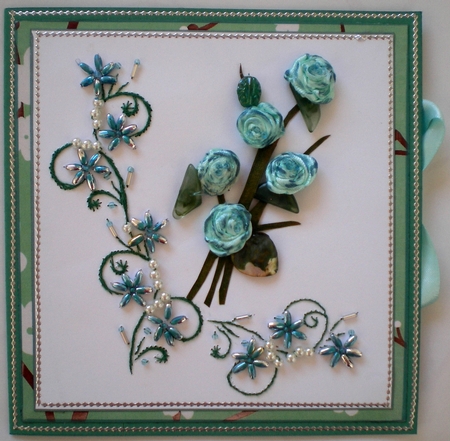 Ed008 Flower Border 2 by Pamela Horton