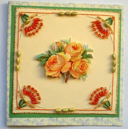 Ed032 Bead Border by Pamela Horton