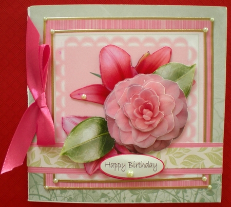 Camelia Beauty 2 Card Sheet Step by Step by Pamela Horton