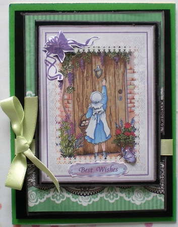 Vintage Victorian Girl Decoupage Sheet by Pamela Horton