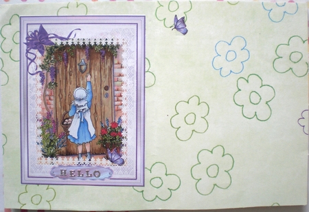 Vintage Victorian Girl Decoupage Sheet by Pamela Horton