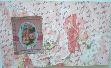 Pretty Poppies Female Birthday Step by Step Topper by Pamela Horton