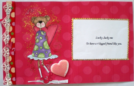 Crafty Bob's Sassy Cheryl Single: Beary Valentine by Pamela Horton