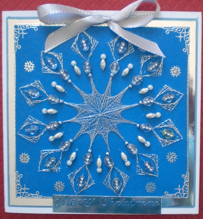 Ed083 White Snowflake by Pamela Horton